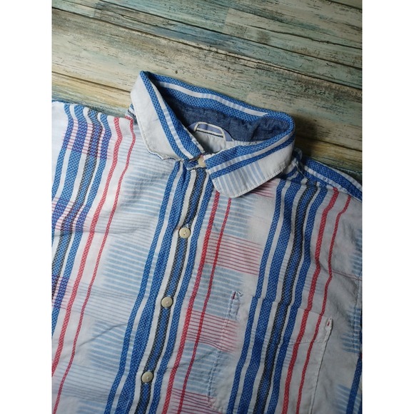 Tommy Bahama Other - Tommy Bahama Men's XL Striped Short Sleeve Button Down Shirt